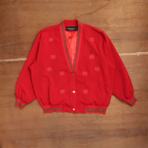 [SOLD] 90s Yves Saint Laurent Pour Homme Cardigan Jacket